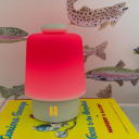 Hatch Baby playing a toddler bedtime story/song called "Lulu's Late Night," while the light changes colors. thumbnail.